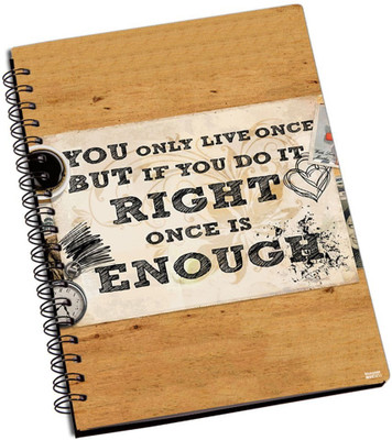 50% OFF on Shoperite You Only Live Once A5 Notebook Ring Bound 50% OFF on Shoperite You Only Live Once A5 Notebook Ring Bound