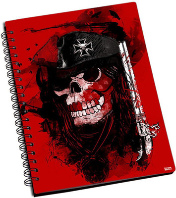 50% OFF on Shoperite Samurai Skull A5 Notebook Ring Bound 50% OFF on Shoperite Samurai Skull A5 Notebook Ring Bound