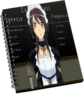 74% OFF on Amy Big Eye Animated Waitress A5 Notebook Spiral Bound 74% OFF on Amy Big Eye Animated Waitress A5 Notebook Spiral Bound