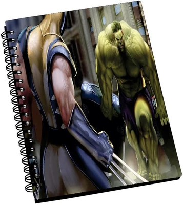 74% OFF on AMY Hulk Vs Wolverine A5 Notebook Spiral Bound 74% OFF on AMY Hulk Vs Wolverine A5 Notebook Spiral Bound