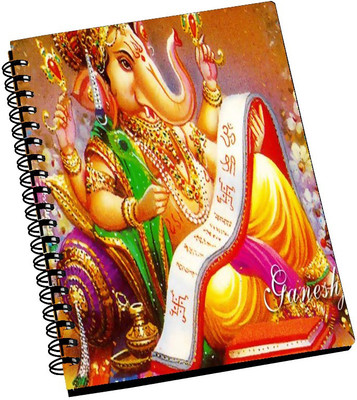 74% OFF on AMY Beautiful Lord Ganesha Writing A5 Notebook Spiral Bound 74% OFF on AMY Beautiful Lord Ganesha Writing A5 Notebook Spiral Bound