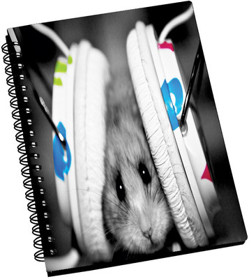 74% OFF on AMY Hamster Headphones A5 Notebook Spiral Bound 74% OFF on AMY Hamster Headphones A5 Notebook Spiral Bound