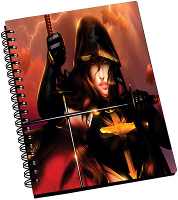 74% OFF on AMY 3D Fantasy Women Warrior With Sword A5 Notebook Spiral Bound 74% OFF on AMY 3D Fantasy Women Warrior With Sword A5 Notebook Spiral Bound