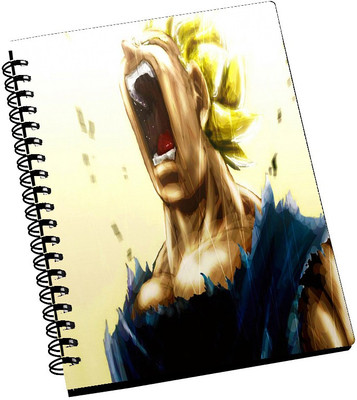 74% OFF on AMY Dargon Ball Z Angery Look A5 Notebook Spiral Bound