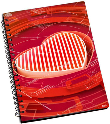 50% OFF on Shoperite Candy Heart A5 Notebook Ring Bound