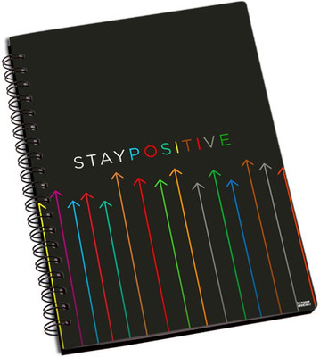 77% OFF on Shoprock Stay Positive A5 Notebook Ring Bound