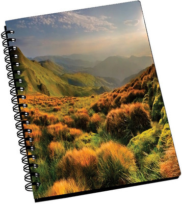 74% OFF on AMY Beautiful Mountain Grass Scenery A5 Notebook Spiral Bound 74% OFF on AMY Beautiful Mountain Grass Scenery A5 Notebook Spiral Bound