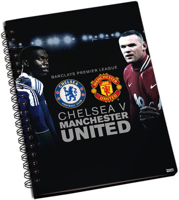 74% OFF on Shoprock Chelsea Vs Manchester United A5 Notebook Ring Bound