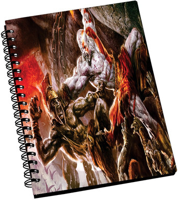 74% OFF on AMY War Of God 3D Fight With Monstor A5 Notebook Spiral Bound