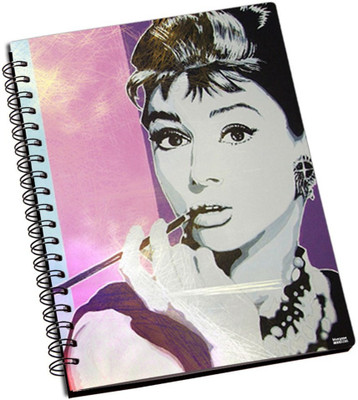 50% OFF on Shoperite Audrey Hepburn Art A5 Notebook Ring Bound