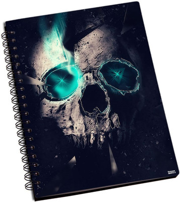 50% OFF on Shoperite Skull Abstract Art A5 Notebook Ring Bound