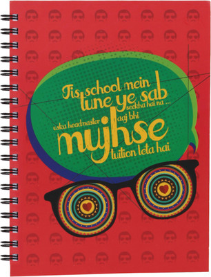 Bollyscope Printed Assorted Diary Spiral Bound Bollyscope Printed Assorted Diary Spiral Bound