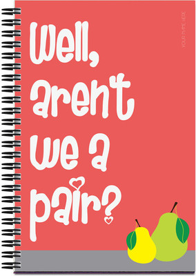 21% OFF on Art Emporio Arent we a Pair A5 Notebook Spiral Bound 21% OFF on Art Emporio Arent we a Pair A5 Notebook Spiral Bound