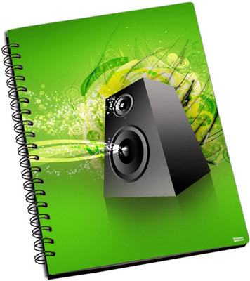 50% OFF on Shoperite Green Music A5 Notebook Ring Bound