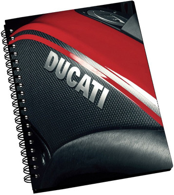 74% OFF on AMY Ducati Bike Logo A5 Notebook Spiral Bound 74% OFF on AMY Ducati Bike Logo A5 Notebook Spiral Bound
