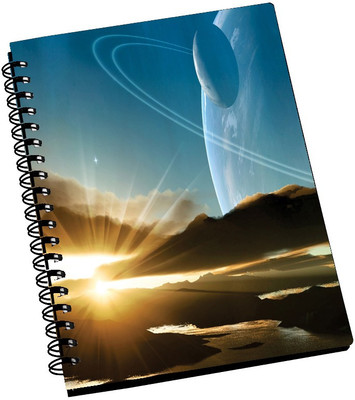 74% OFF on AMY Beautiful Illution Space Art in The Morning A5 Notebook Spiral Bound