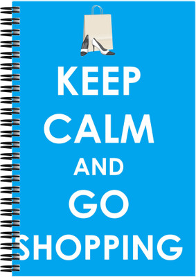 21% OFF on Art Emporio Keep Calm and Go Shopping A5 Notebook Spiral 21% OFF on Art Emporio Keep Calm and Go Shopping A5 Notebook Spiral