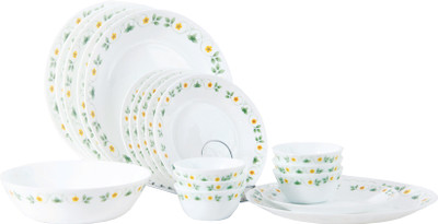 7% OFF on Diva Ivory Amber Willow Pack of 19 Dinner Set 7% OFF on Diva Ivory Amber Willow Pack of 19 Dinner Set