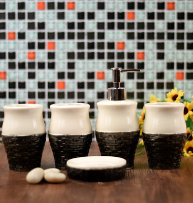 51% OFF on Enfin Homes ENF9C303 Maharaja Soap Dispenser and Toothbrush Holder Set Pack of 4 51% OFF on Enfin Homes ENF9C303 Maharaja Soap Dispenser and Toothbrush Holder Set Pack of 4