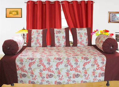 15% OFF on Dekor World Cotton Floral Diwan Set