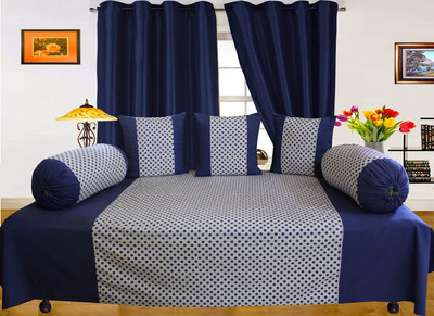 15% OFF on Dekor World Cotton Polka Diwan Set 15% OFF on Dekor World Cotton Polka Diwan Set