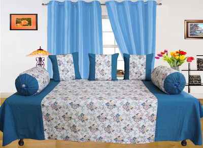 17% OFF on Dekor World Cotton Floral Diwan Set