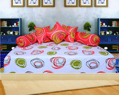 63% OFF on Floorfashion Cotton Abstract Diwan Set 63% OFF on Floorfashion Cotton Abstract Diwan Set