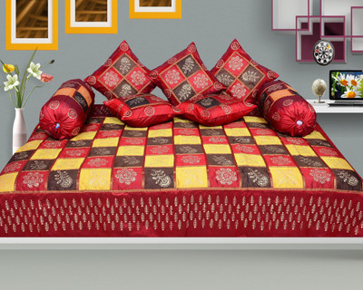 53% OFF on Urban Style Silk Checkered Diwan Set 53% OFF on Urban Style Silk Checkered Diwan Set