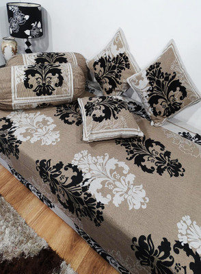 50% OFF on Heritagefabs Cotton Printed Diwan Set 50% OFF on Heritagefabs Cotton Printed Diwan Set