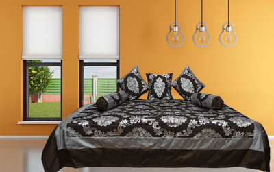 27% OFF on Zaffres Polyester Damask Diwan Set