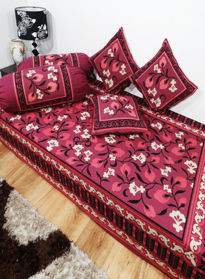 50% OFF on Heritagefabs Cotton Printed Diwan Set 50% OFF on Heritagefabs Cotton Printed Diwan Set