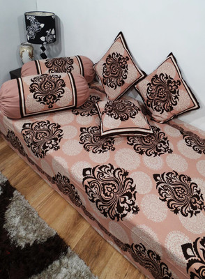 53% OFF on Heritagefabs Cotton Printed Diwan Set 53% OFF on Heritagefabs Cotton Printed Diwan Set