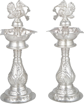 3% OFF on Siri Creations Hamsa Nakas Silver Table Diya Set 3% OFF on Siri Creations Hamsa Nakas Silver Table Diya Set