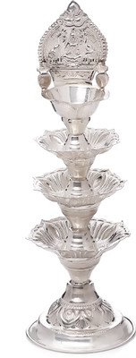 4% OFF on Goldmart Samai Silver Table Diya 4% OFF on Goldmart Samai Silver Table Diya
