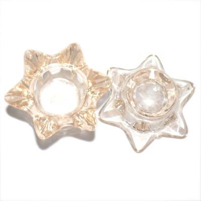 Beadworks Traditional Glass Table Diya Set Beadworks Traditional Glass Table Diya Set