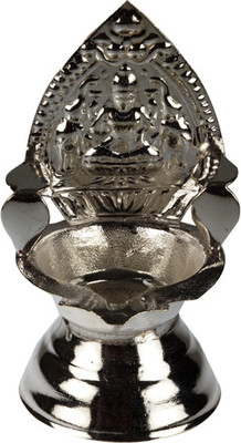 35% OFF on Abhushan Hyderabadi German Metal Silver Plated Table Diya 35% OFF on Abhushan Hyderabadi German Metal Silver Plated Table Diya
