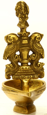 11% OFF on Exotic India Lord Ganesha with Peacock Pair Brass Table Diya 11% OFF on Exotic India Lord Ganesha with Peacock Pair Brass Table Diya