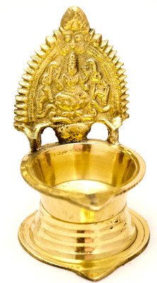 12% OFF on Exotic India Goddess Lakshmi Brass Table Diya 12% OFF on Exotic India Goddess Lakshmi Brass Table Diya
