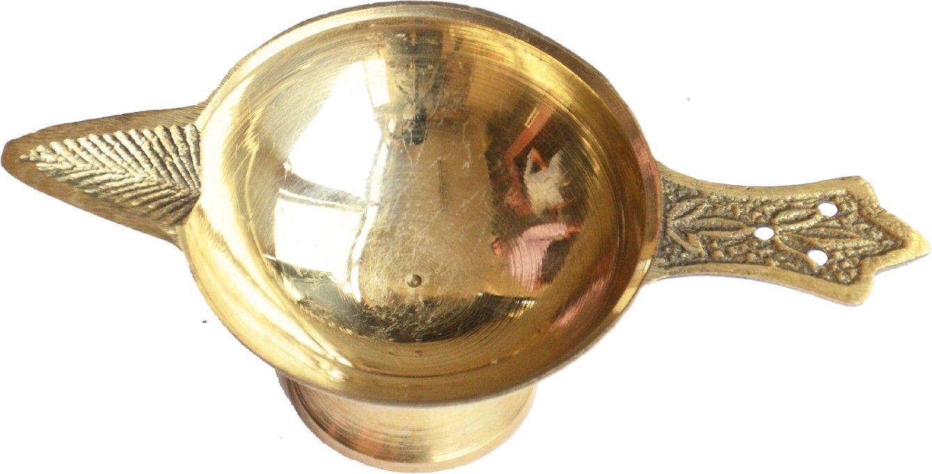 71% OFF on Anjalika Handicraft Home Temple 4 cm Brass Table Diya