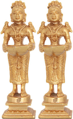 11% OFF on Exotic India Deeplakshmi Pair Brass Table Diya 11% OFF on Exotic India Deeplakshmi Pair Brass Table Diya