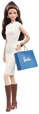 Mattel Collector the Barbie Look Collection City Shopper Doll with White Dress Mattel Collector the Barbie Look Collection City Shopper Doll with White Dress