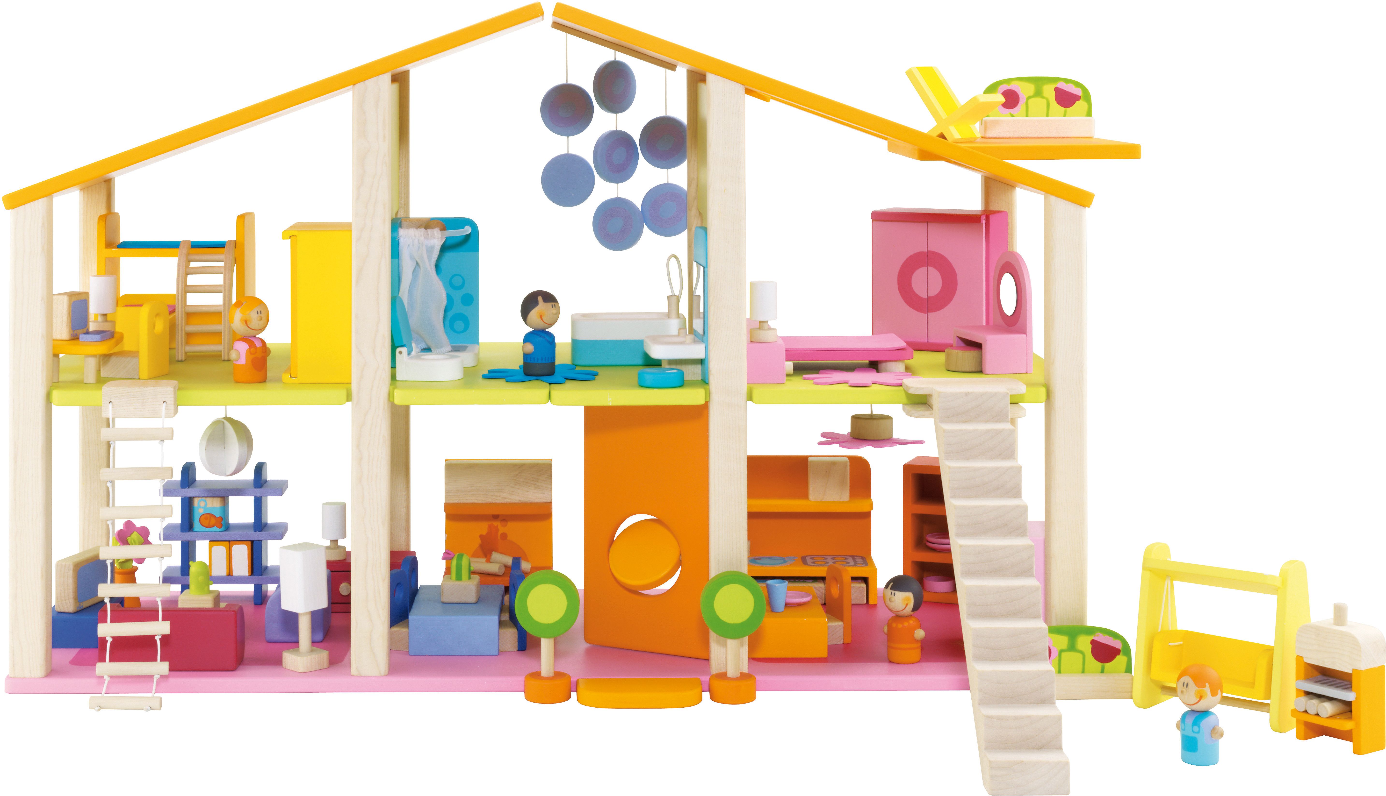 Sevi Doll's House with Furniture Big Doll's House with Furniture