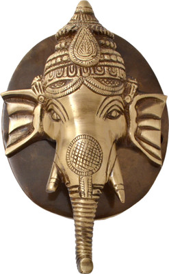 40% OFF on Handecor Ganesh Face Plate Base Brass Door Knocker Antique Brass 40% OFF on Handecor Ganesh Face Plate Base Brass Door Knocker Antique Brass