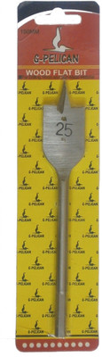 G-Pelican Flat Wood Drill Bit-Width 25mm, Length 150mm Paddle Bits Pack of 1 G-Pelican Flat Wood Drill Bit-Width 25mm, Length 150mm Paddle Bits Pack of 1