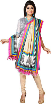 Paroma Art Art Silk Floral Print Women's Dupatta - DUPEM4WMNHTUPSRF