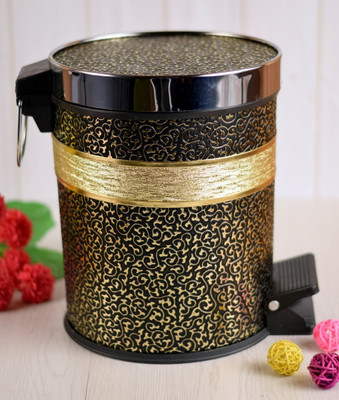 60% OFF on Enfin Homes Eco Plastic Dustbin Gold