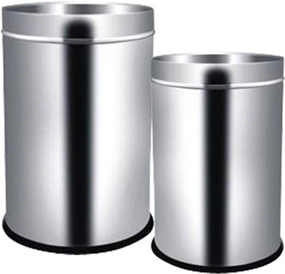 65% OFF on SSSilverware Stainless Steel Dustbin Steel, Pack of 2 65% OFF on SSSilverware Stainless Steel Dustbin Steel, Pack of 2
