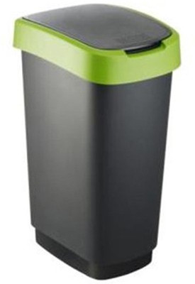 3% OFF on Rotho Princeware Swing Steel Dustbin Green, Black 3% OFF on Rotho Princeware Swing Steel Dustbin Green, Black