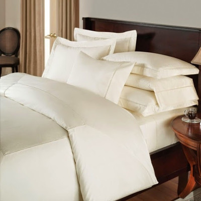 25% OFF on Amrich Cotton Striped King Fitted Bedsheet