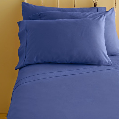 25% OFF on Amrich Cotton Solid Extra Large Fitted Bedsheet